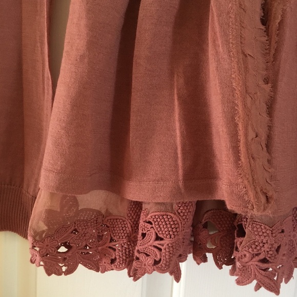 Anthropologie wool silk peplum cardigan - Picture 4 of 9